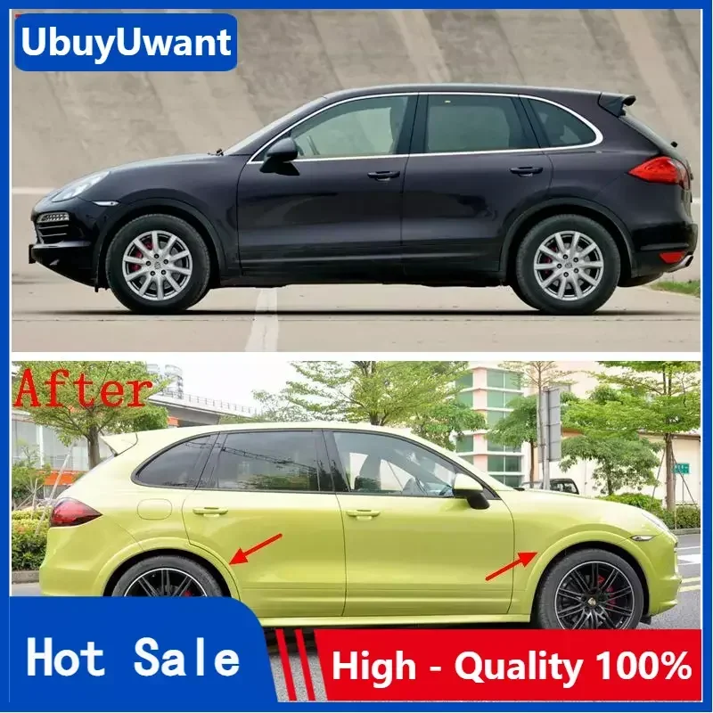 

For Porsche Cayenne 2011-2014 High Quality Auto Mudguards Car Fender Wheel Eyebrow Protector Wheel Arch Trim Strip