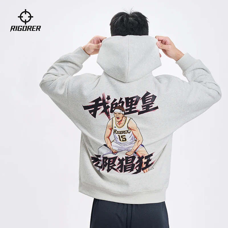 

Худи RIGORER Austin Reaves "My Reign" 2026 для мужчин, весна - свободный крой, дышащая спортивная толстовка