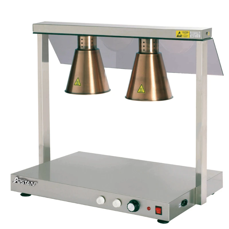 

HD2 electric stainless steel food heating warming lamp light station for restaurant