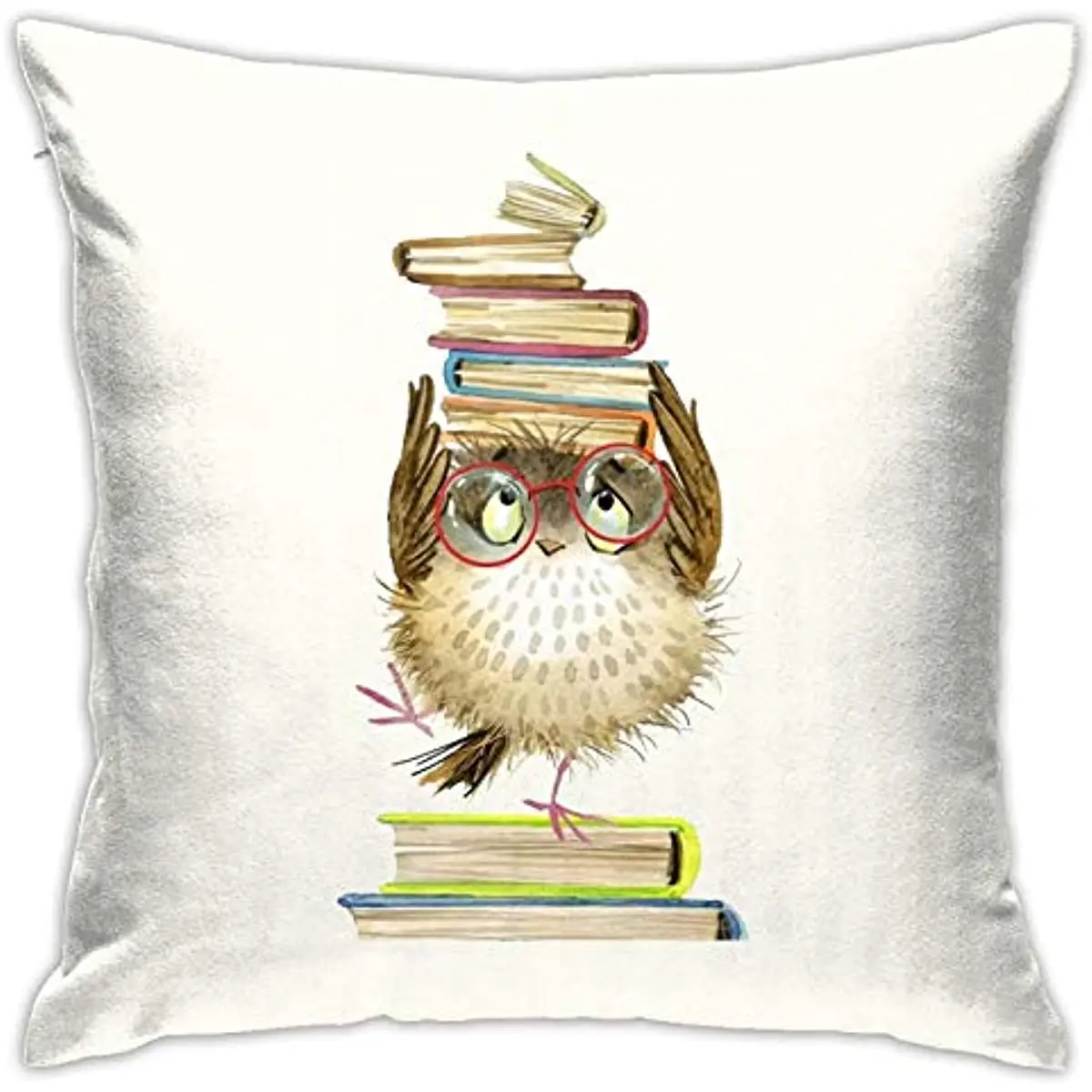 

Cute Owl Books Throw Pillow Case Mandala Pattern Bohemia Elephant Pillowcase Garden Sofa Home Decor 45X45 50X50 Pillow Cover