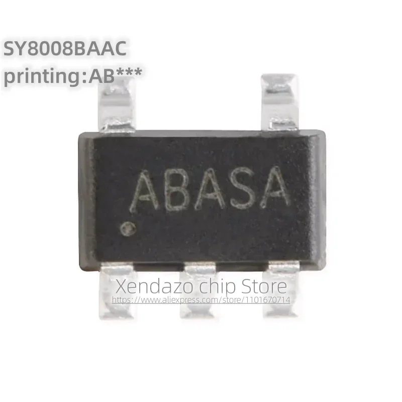 10pcs/lot SY8008BAAC printing AB*** SOT-23-5 package Original genuine Synchronous step-down DC-DC regulator chip