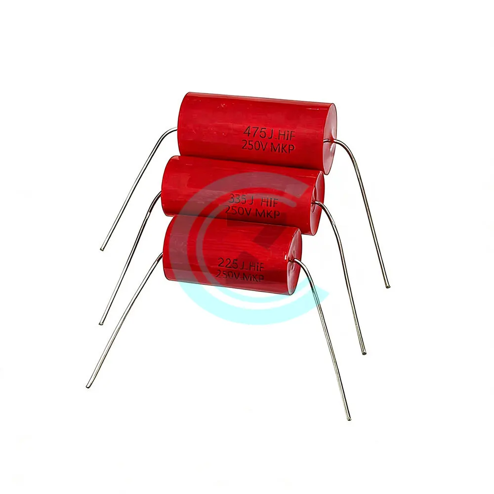 5Pcs MKP Capacitor 250V1UF 2.2 3.3 4.7 5.6 6.8 10 22 33 47 Non-Polar Audio Film Capacitor for Speaker Crossover & HiFi Amplifier