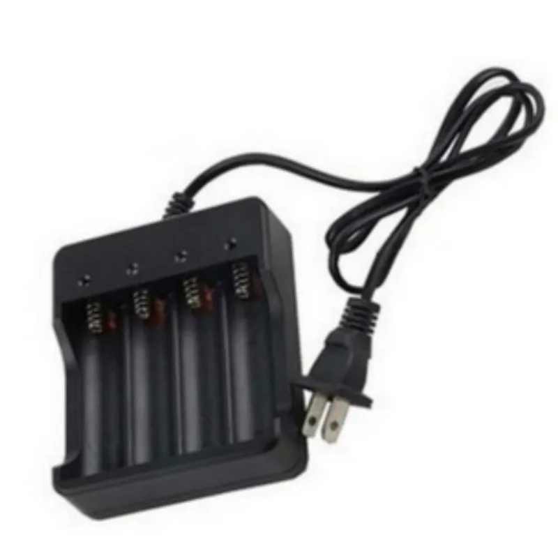 New 18650 Charger 4 Slot 18650 Four Charger 4.2v Smart Flashlight Lithium Battery Charger US Regulation European Regulation