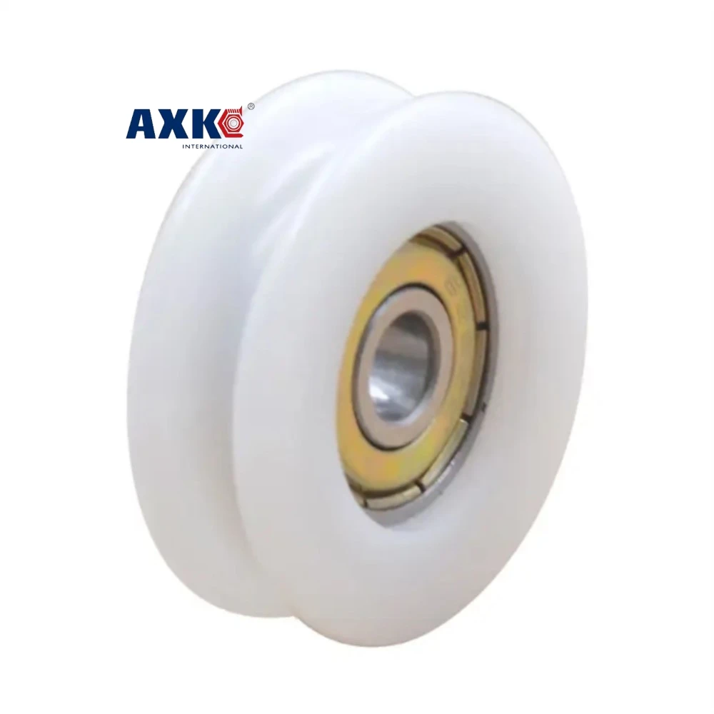 10Pieces Plastic Coated Nylon Pulley Bearing With V / U Groove High Quality 0632UU 6 * 32 * 10mm Embedded Bearing BU0632