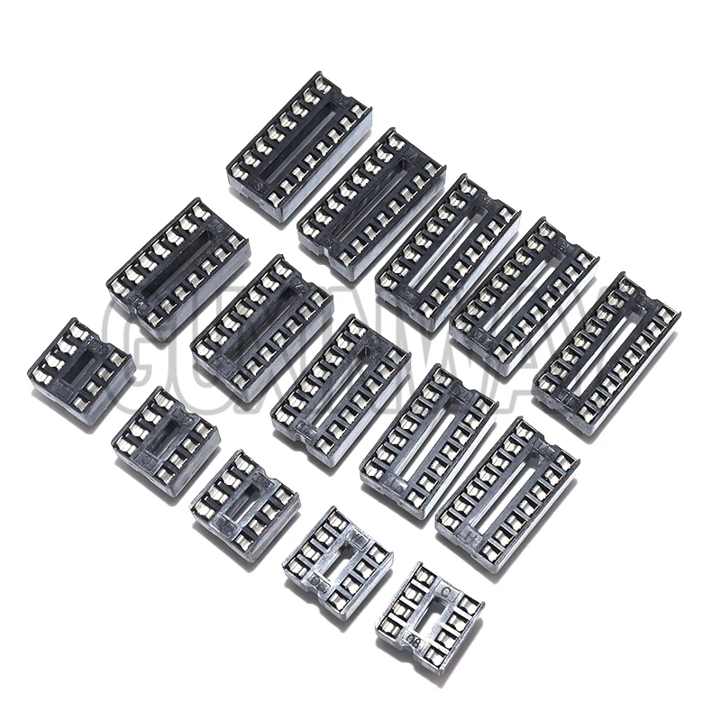 10PCS Square hole DIP8 14 16 Pin DIP8 DIP14 DIP16  Pin IC Socket