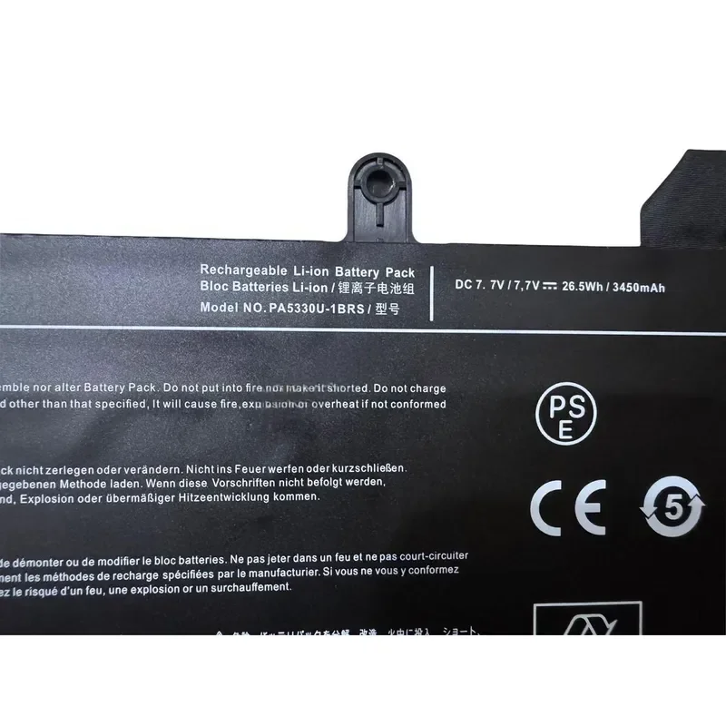 for Toshiba Dynabook G83 GZ83 High Capacity 3450mAh PA5330U-1BRS Battery