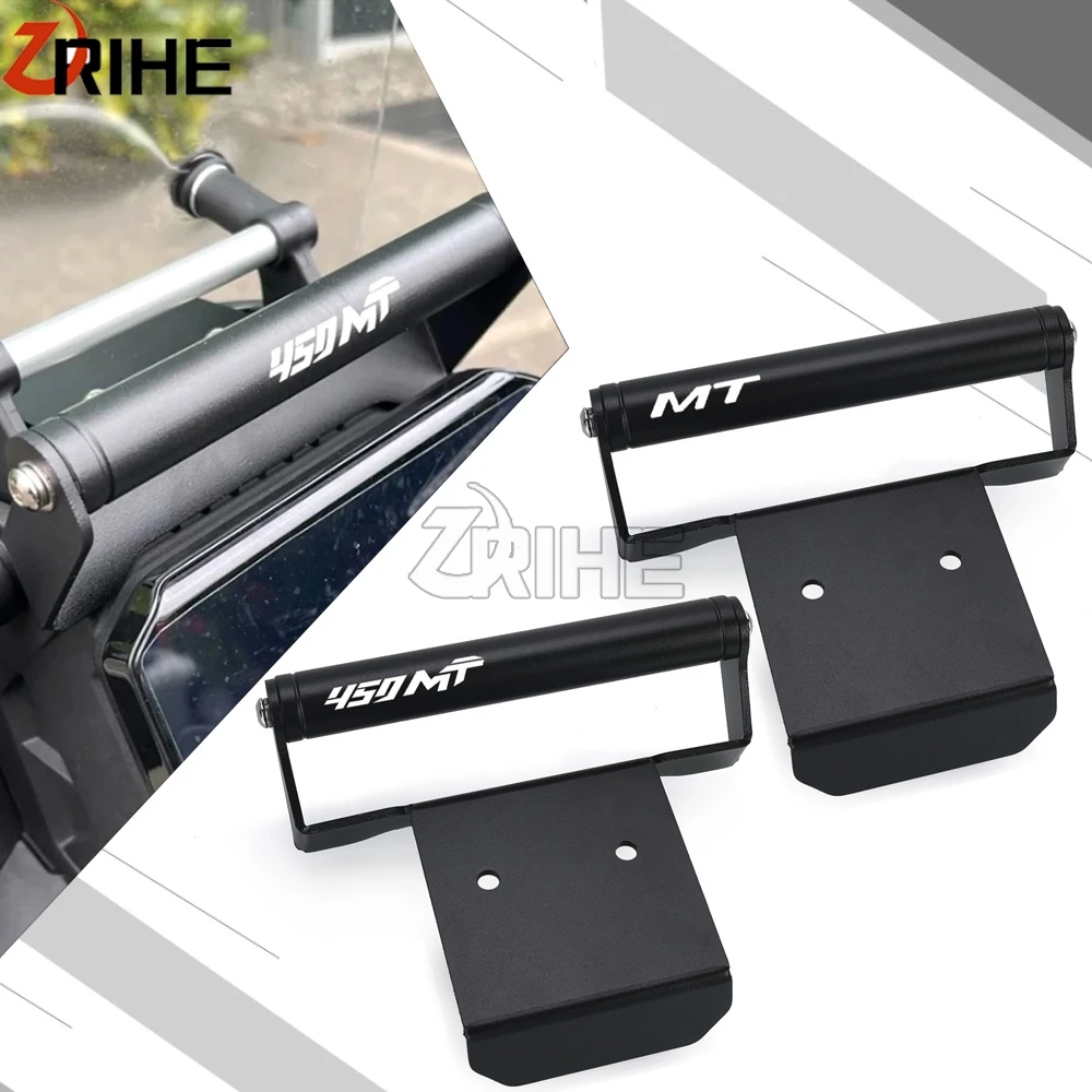 450MT mt 2024 2025 2026 Motorcycle Mobile Phone Holder GPS Navigation Mounting Extension Bracket Fit FOR CFMOTO 450 MT 450 MT450