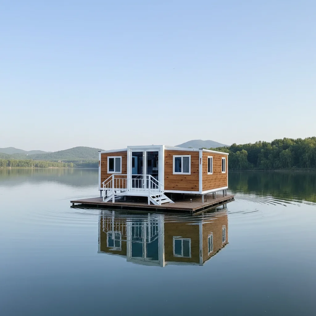 Eco Friendly Fully Furnished Prefab Expandable Container House Metal Carved Board for Outdoor Garden Buildings Modern Design