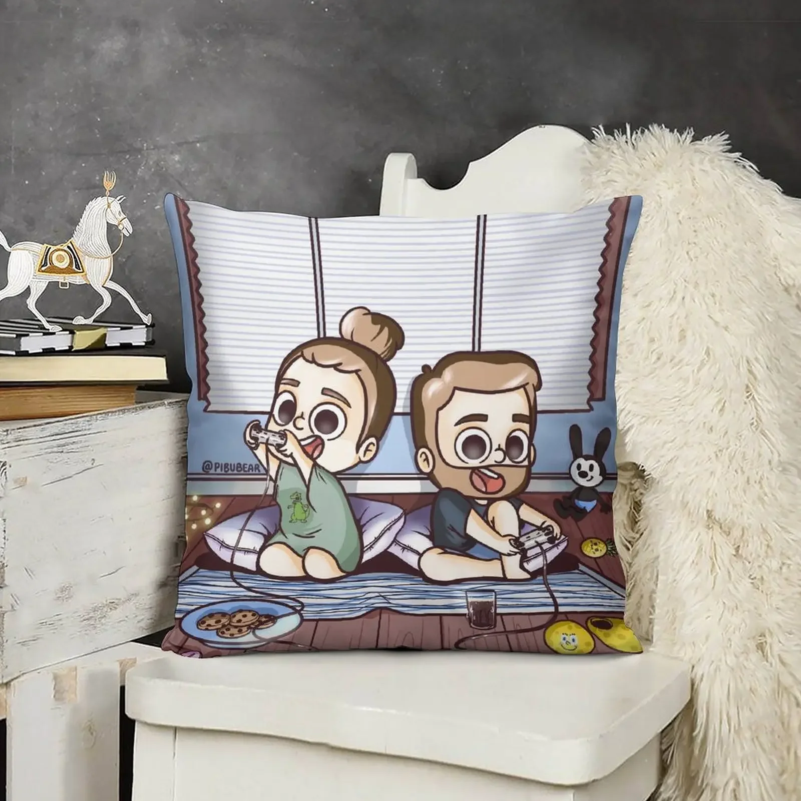 

Let's play together Throw Pillow Cushions For Decorative Sofa pillow pillowcase christmas pillow case