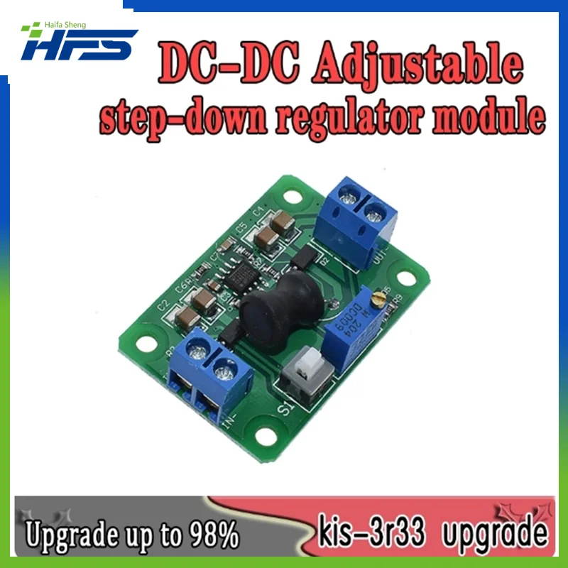 

KIS3R33S DC-DC Adjustable Step Down Module Highest Efficiency of 95% Kis-3r33S Super LM2596 Power Supply Buck Module