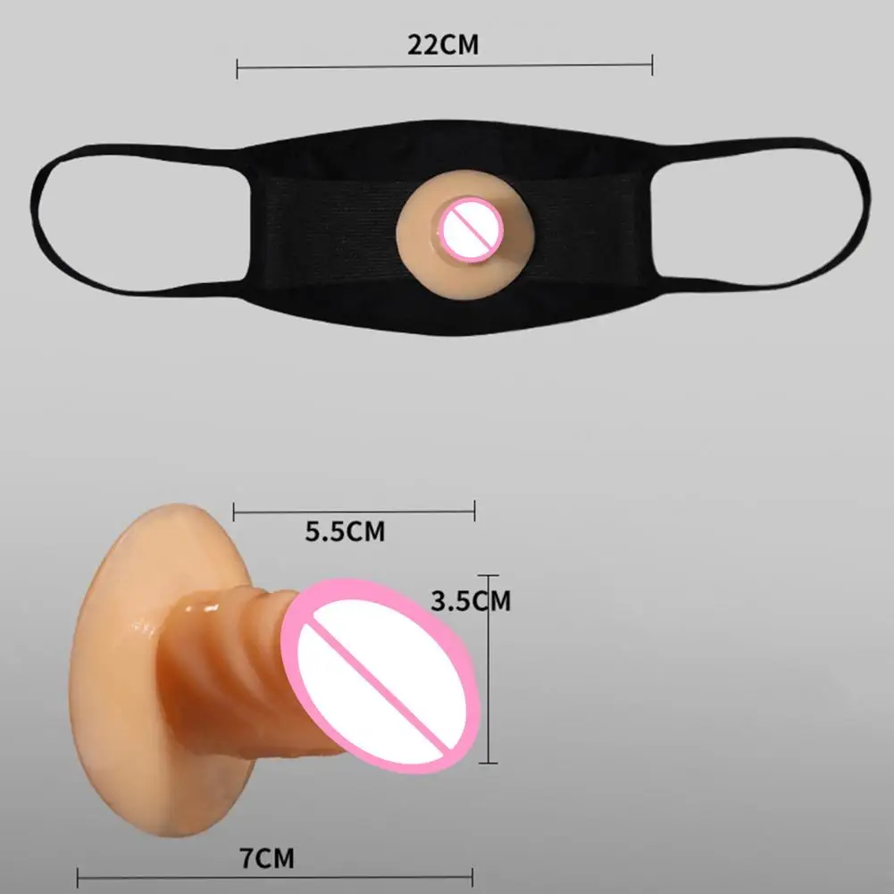 Juguete alternativo de mordaza de boca con diseño desmontable único para mujeres adultas, producto sexual con tapón de boca de pene Sm, pasión Sexy