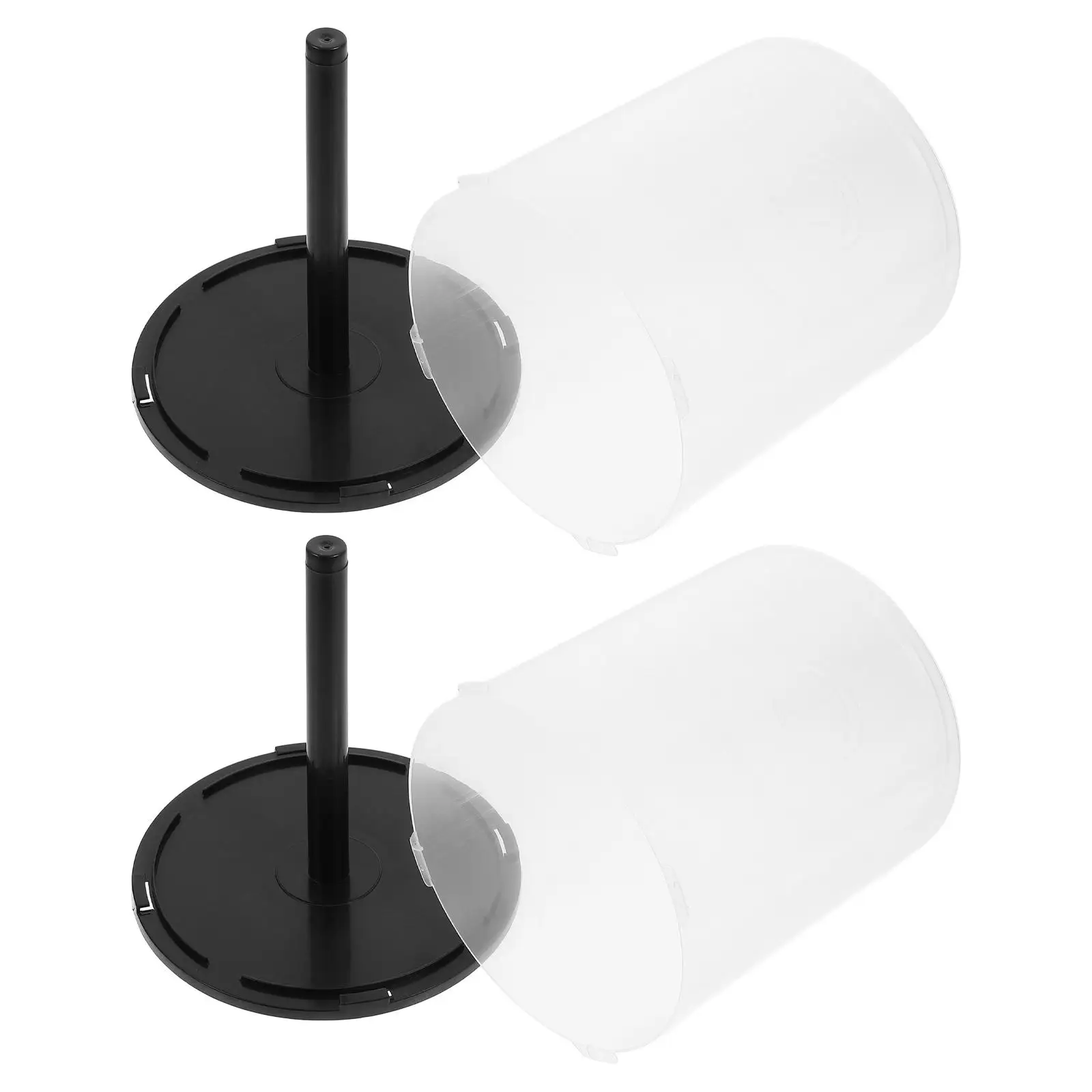 

CD Storage Bin Container Holders for 100 Pieces DVD Organizer Case Empty Bucket with Large Capacity CD Rack Unit