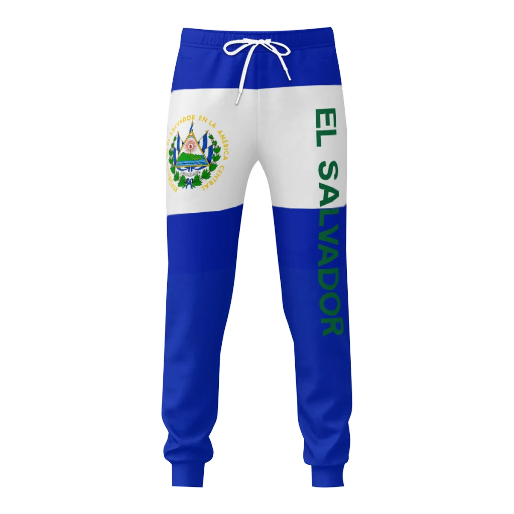 

El Salvador Flag Mens Sweatpants with Pockets Joggers for Men Sports Casual Sweat Pants With Drawstring