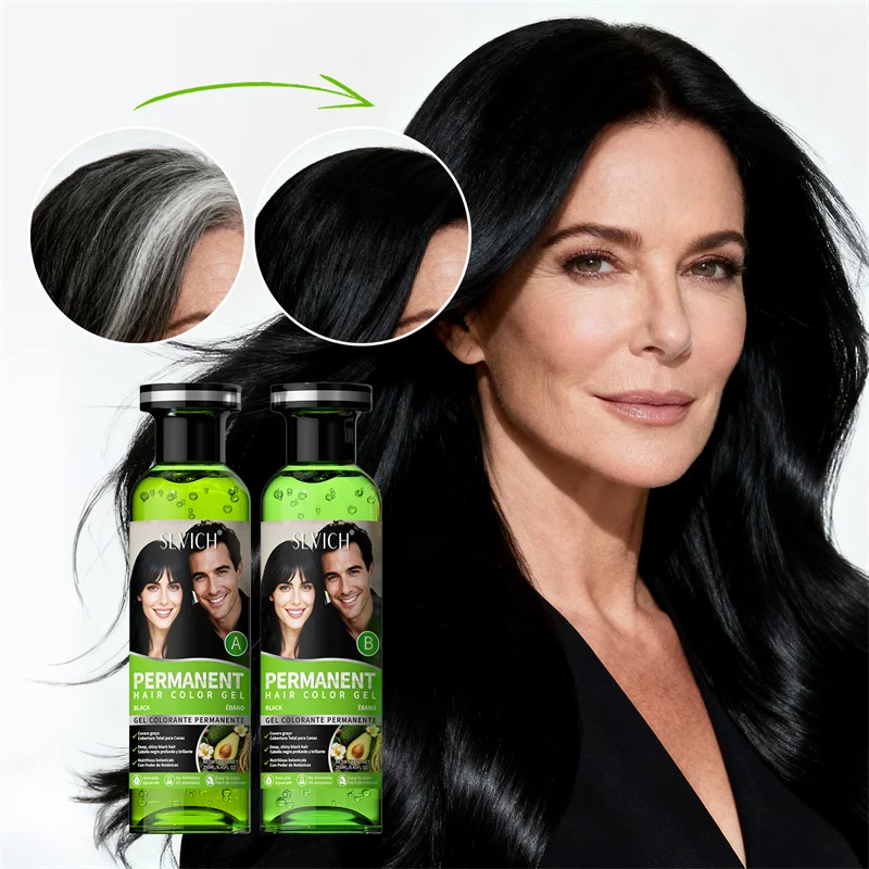 

500 мл шампунь-краска для волос, шампунь черного цвета, натуральный шампунь 3 в 1, мгновенная окраска в минутах, шампунь для волос для мужчин и женщин