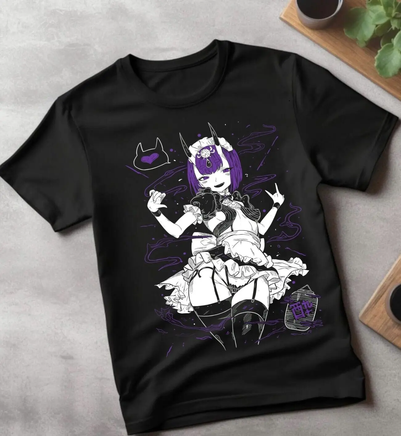 Shuten Douji T-shirt Assassin Fate Grand Order Anime Girl Waifu Fanart Soft Tee