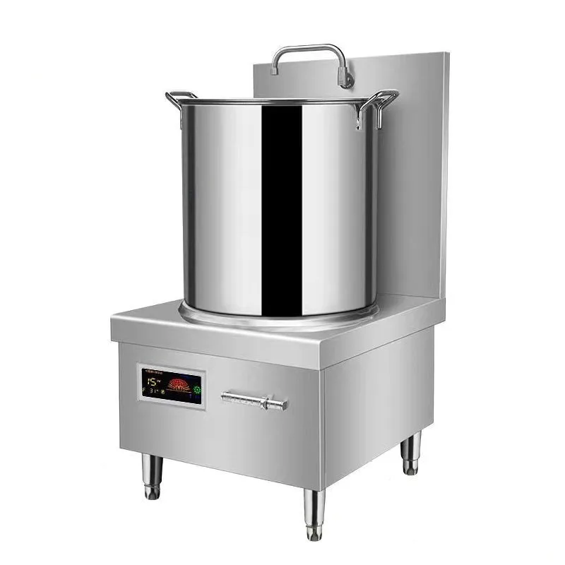 Commercial induction cooker School canteen Soup stove High power flat single