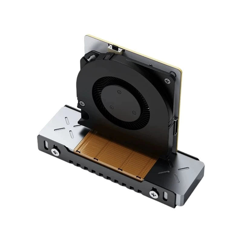 ABRI-M. 2 SSD For M. 2 2280 Compatible Heatsink Active Air-Cooled Heat Sink 5-Speed PWM Cooling Fan High Airflow