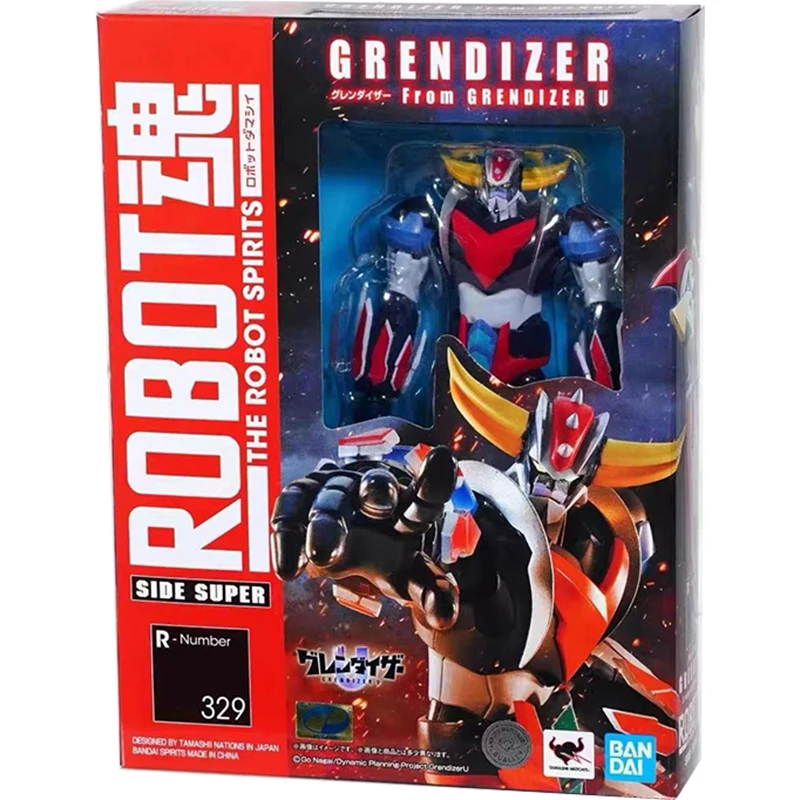 Bandai Roboto Grendizer modelo Kit Roboto Spirits Grendizer U figura de Anime construcción Ki figuras de acción juguetes para niños regalo
