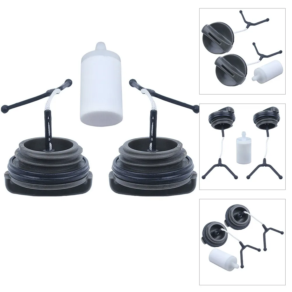Home Yard Fuel Tank Cap Chainsaw Parts 544111203 100g 435 435E 440 440E 445 450 E 6*3*3cm Fuel Oil Tank Cap Kit