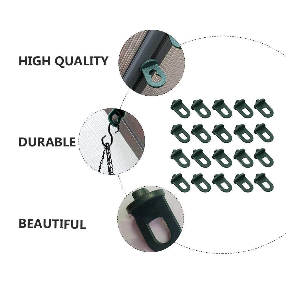

20pcs Flowerpot Hanging Hook Greenhouse Hooks Plant Holders Ceiling Planter Bonsai Bracket Hangers Durable Stable