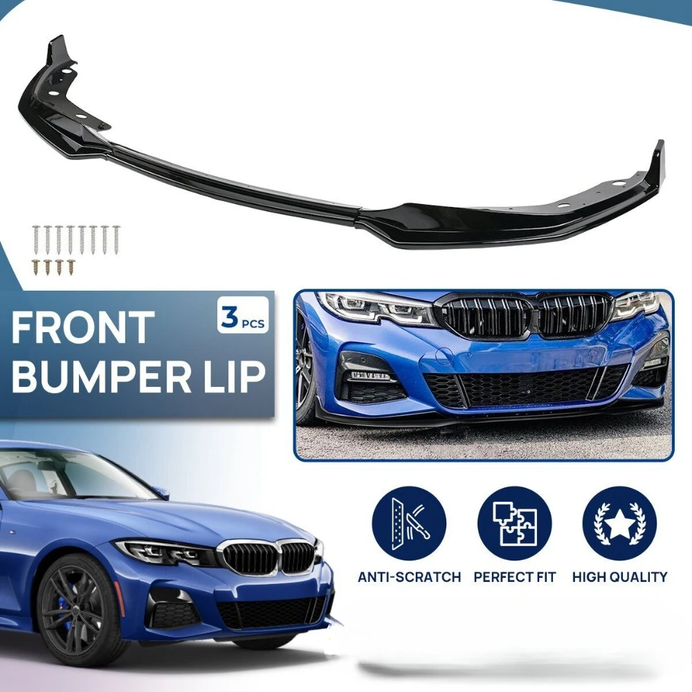 

Front Bumper Lip Spoiler Splitter Body Kit For BMW G20 G21 330i M340i M Sport 21 United States