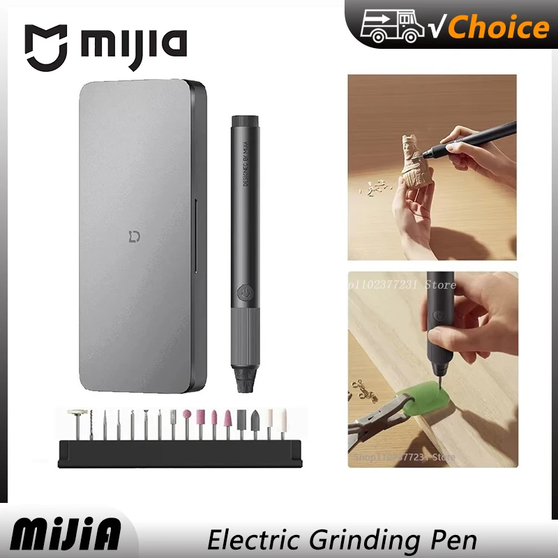 original-mijia-electric-grinding-pen-22000r-min-brushless-motor-fast-carving-polishing-burnishing-drilling-grinder-diy-tools