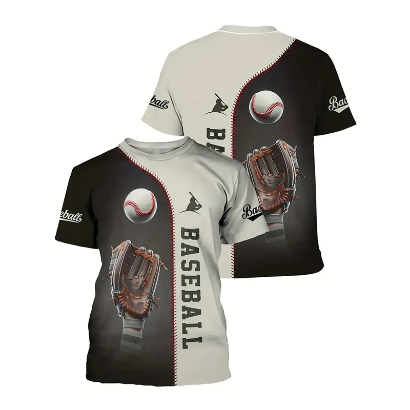 Men's Baseball 3D Printed Jesery New Summer Outdoor Casual Sports Quick Drying Short Sleeve Tops Plus Size Men Clothing GYM 2025