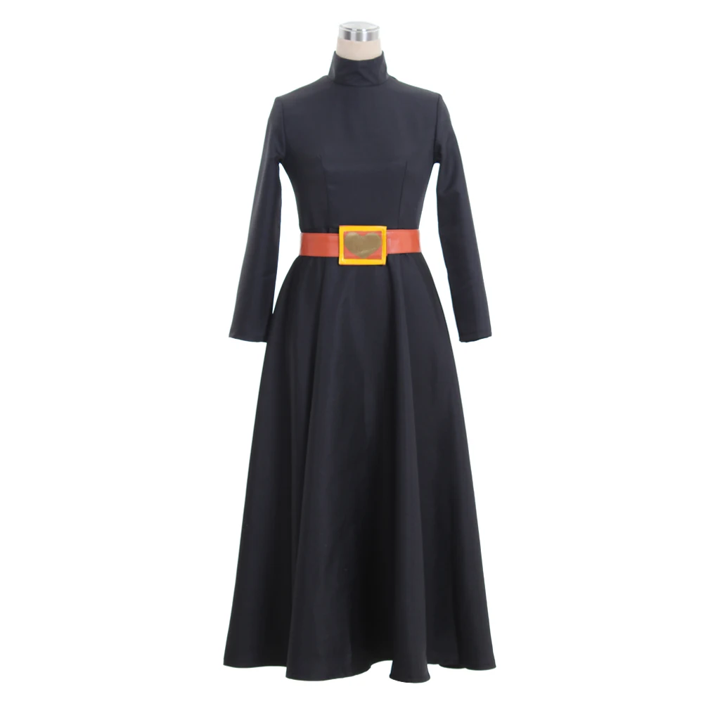 ภาพยนตร์ SW Barriss Offee คอสเพลย์เครื่องแต่งกายผู้หญิงเสื้อคลุมสีดําชุดเข็มขัดฮาโลวีน Party เครื่องแต่งกายชุดเต็ม