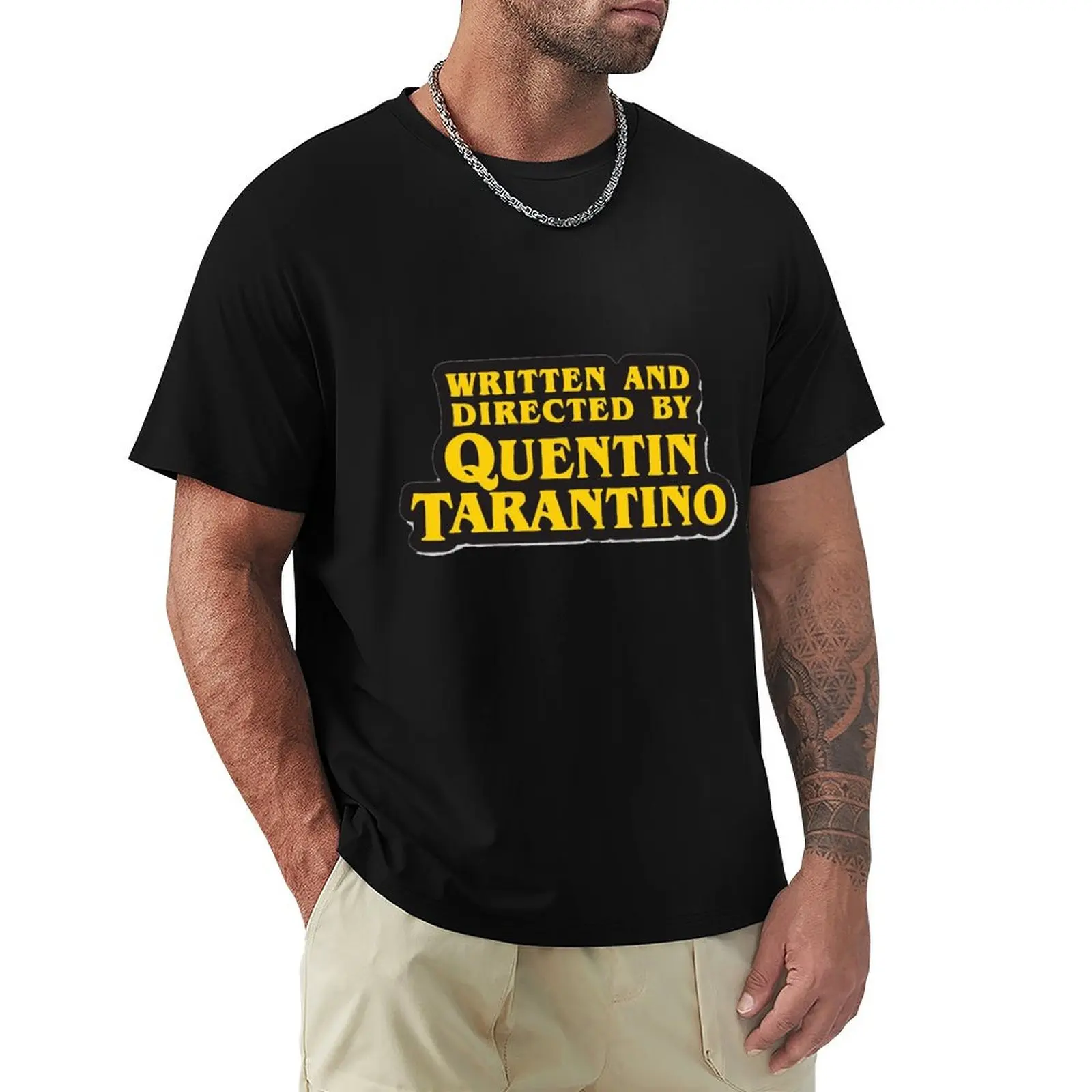 Directed By Tarantino T-Shirt funny t shirts cotton T-Shirt