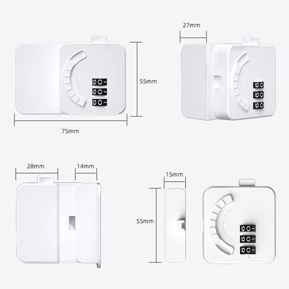 Anti-pinch Hand Strong Fixation Baby Safety Lock Child Protection Digital Password Cabinet Lock Refrigerator Door Lock Home