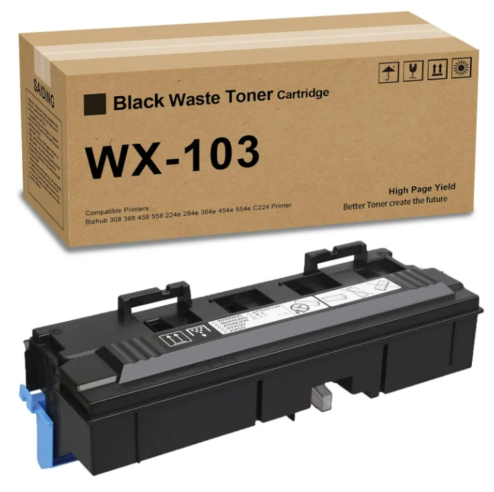 

1 шт. контейнер для отработанного тонера WX-103 для Konica Minolta Bizhub BH C224 C284 C364 C454 C258 C308 C458 C558