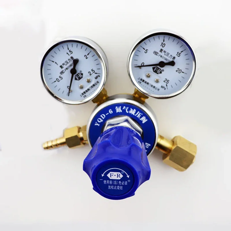 YQD-6 Nitrogen Pressure Reducing Valve Pressure Regulator Low Pressure 2.5