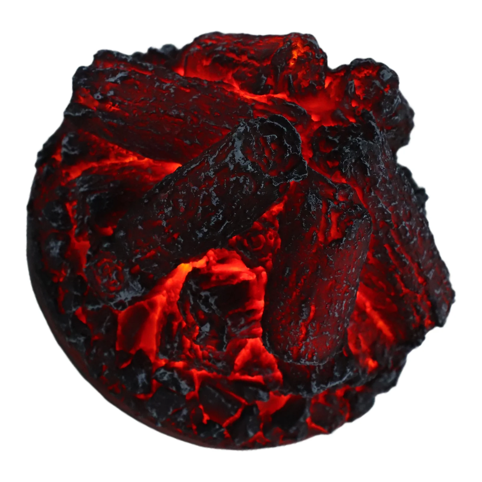 

LED Simulation Charcoal Flame Lamp Fake Campfire 3D Firewood Flameless Christmas Night Light Halloween Restaurant Table