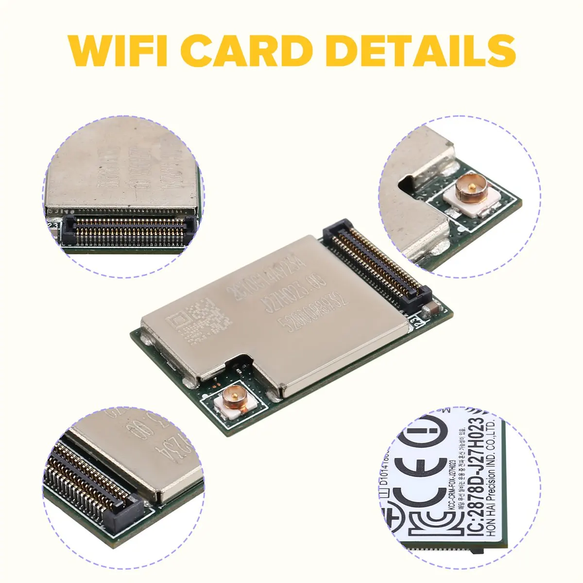 【3DSXL WiFi Card】 2878D WiFi Card for 3DSXL/3DSLL Game Console WIFI Network Card Module Adapter