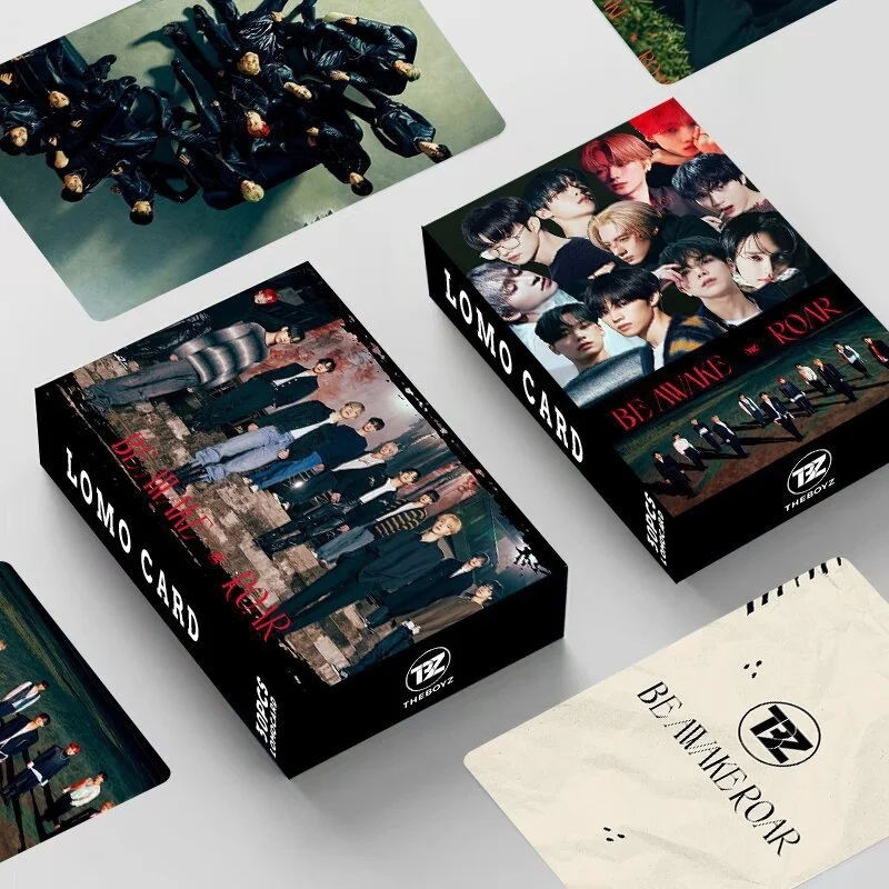 

New Theboyz Double-Sided 30 Sheet LOMO Card Box With High-Definition Photo Small Cards, Greeting Cards