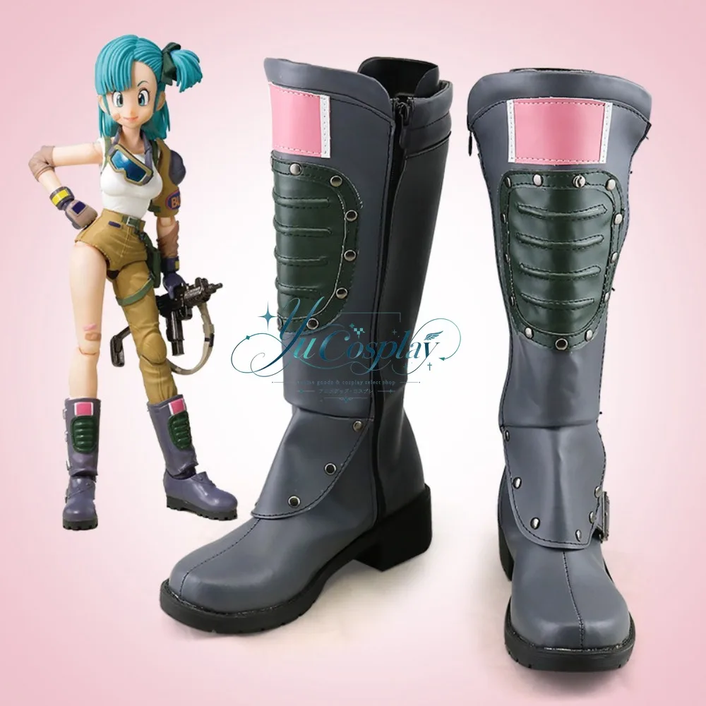 Ball Bulma Cosplay Shoes Character Boots Anime Game Style Footwear for Convention Event