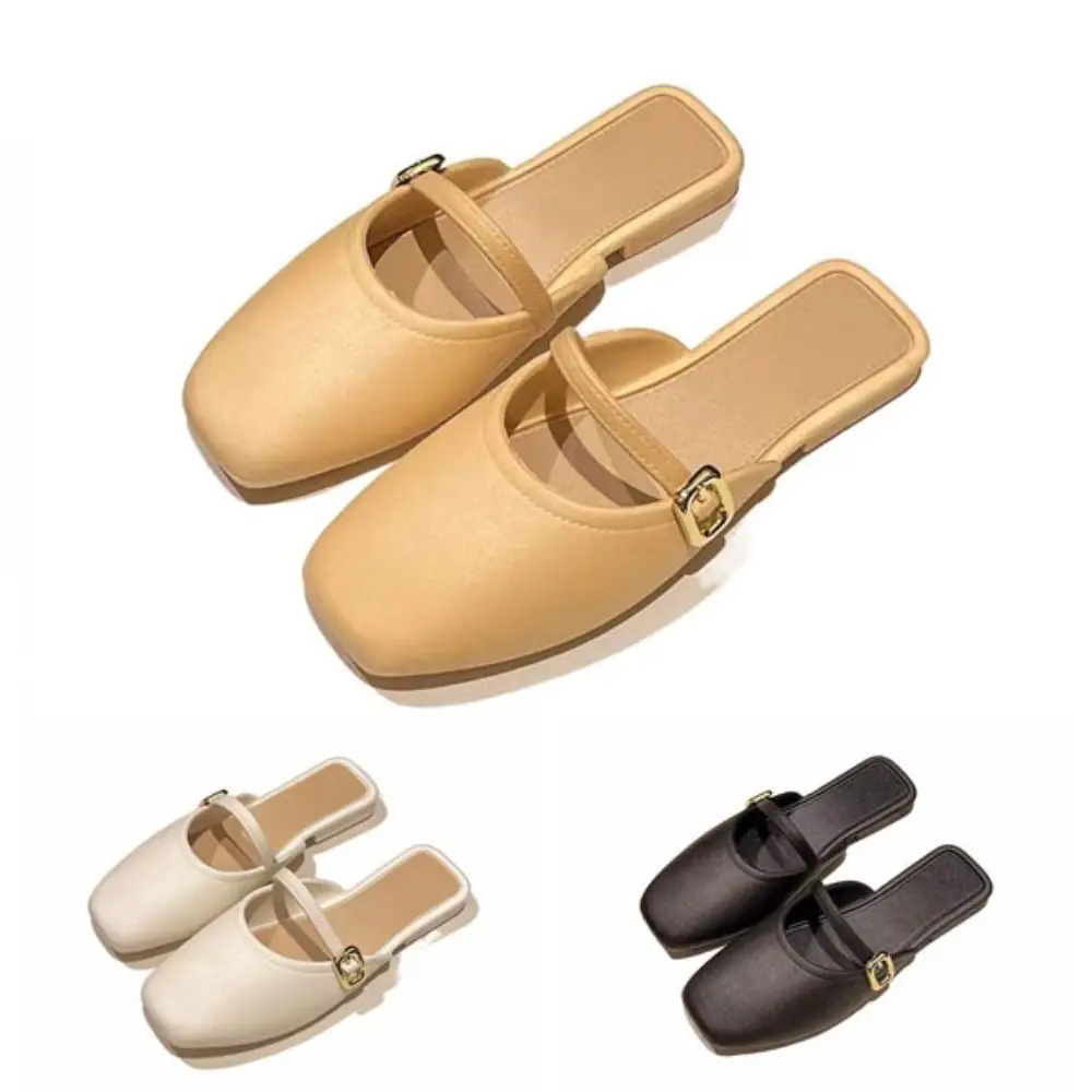 Sandal wanita Vintage, sandal wanita Vintage Anti selip sol lembut Anti selip kasual tunggal