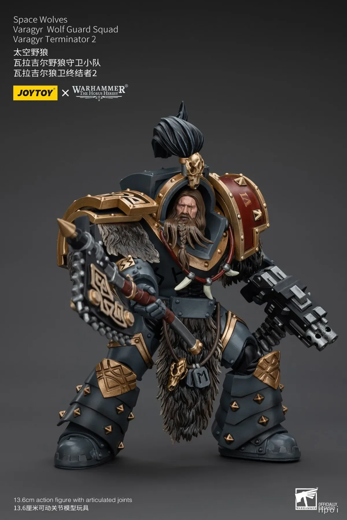 Original in Stock JOYTOY Space WolvesVaragyr Wolf Guard SquadVaragyr Terminator 2 1/18 Figures Model Toys Gifts Ornaments
