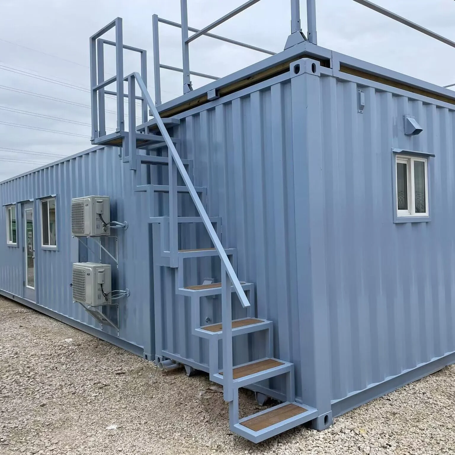 Customized Modified Shipping Container House 40ft Modular Portable Home Container Hotel House