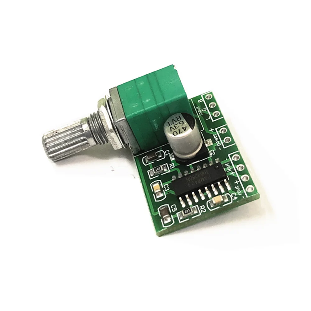 PAM8403 mini 5V digital amplifier board with switch potentiometer can be USB powered