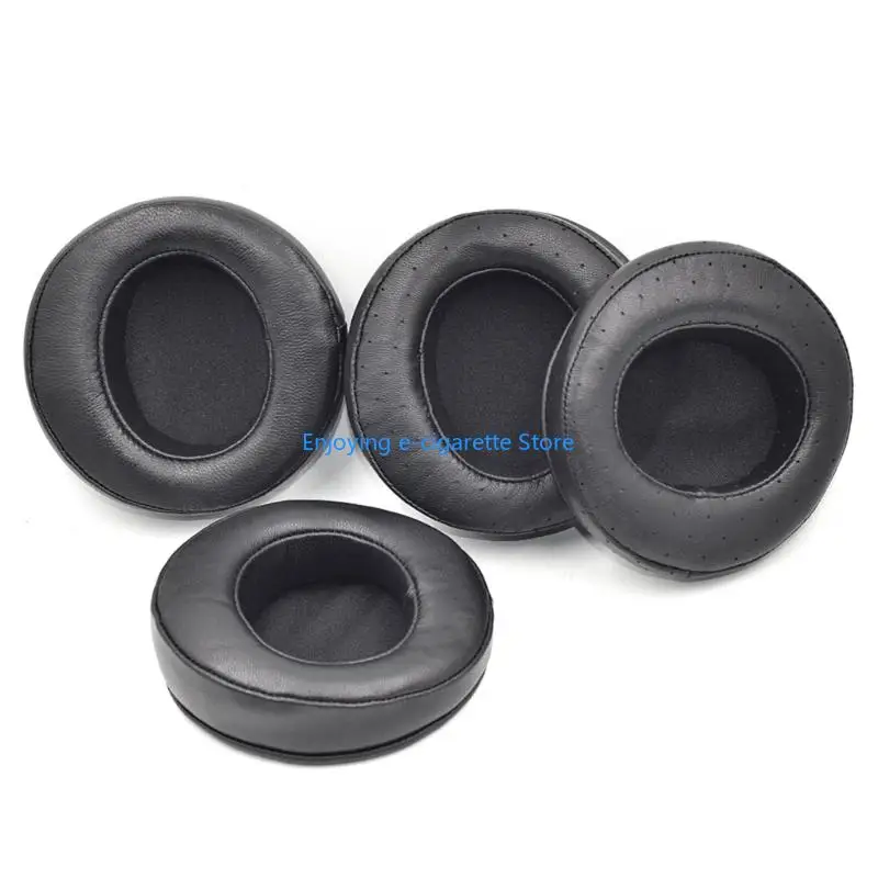 Headsets Ohrpolster-Ersatzset, 1 Paar schwarze Ohrpolster für HD681 HD668B HD672 Over-Ear-Kopfhörer-Reparatur, erfrischend und – Detail 2