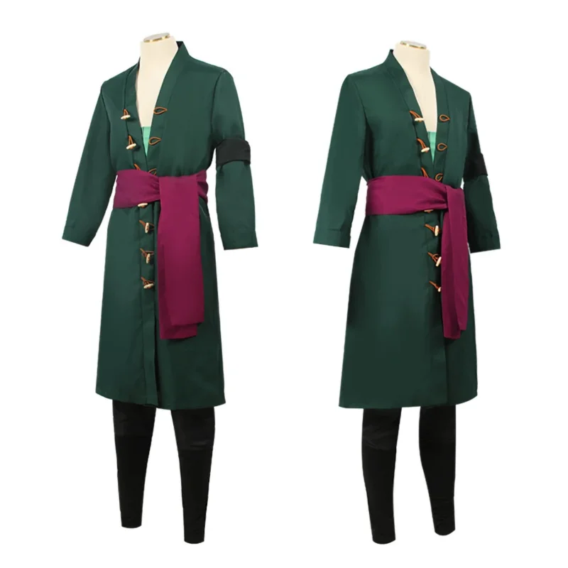 2025 新ロロノア・ゾロアニメ衣装ワンピース服セット着物大人子供コスプレアクセサリー p QAQ2