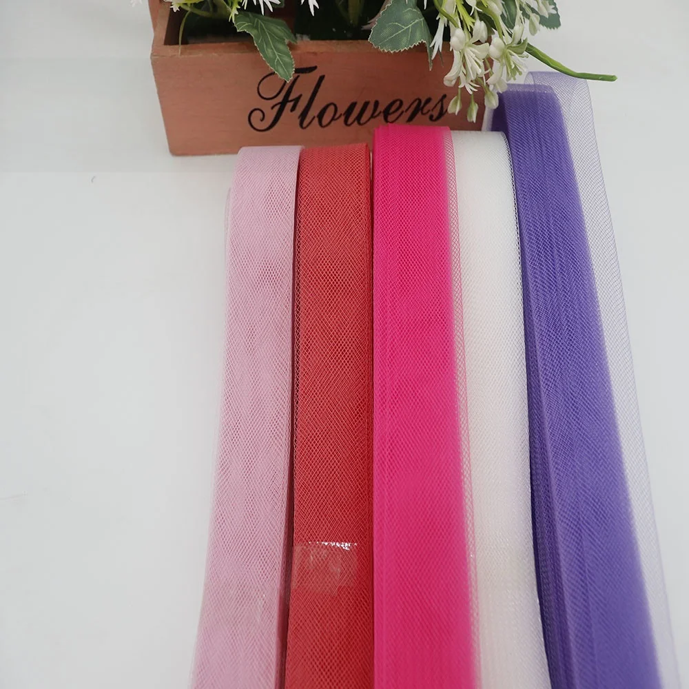 4CM Wide Flexible Polyester Horsehair Crinoline Braid Trimming For Sinamay Millinery Fascinator Hat Making 100yard/lot Multiple