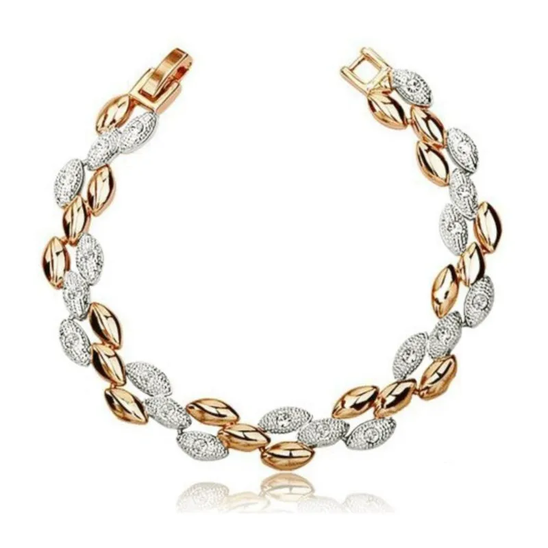 

AAAA+ shine Twist Wheat charm bracelets party girl lover gift fashion jewelry summer wed birthday quality Golden new Year Dating