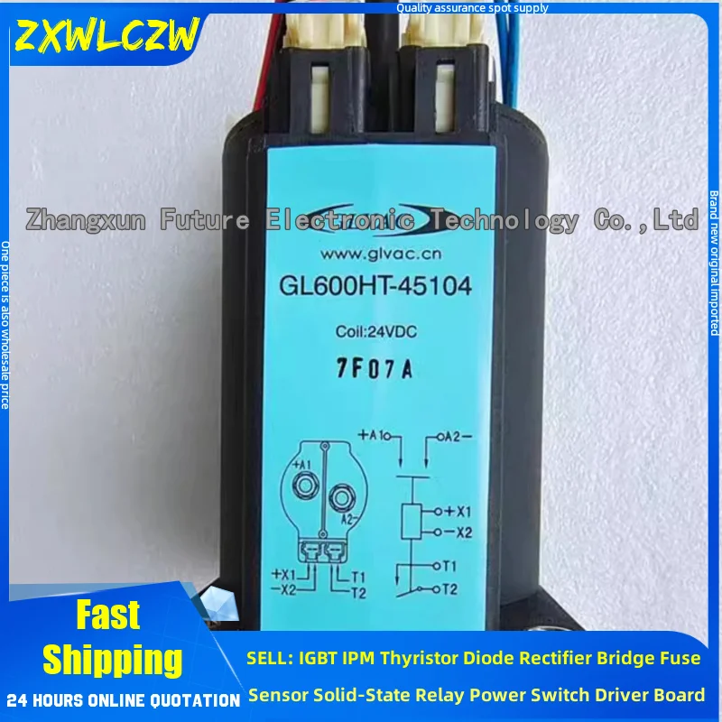 Relay GL600HT-45104 coil 24V withstand voltage 1800V600A