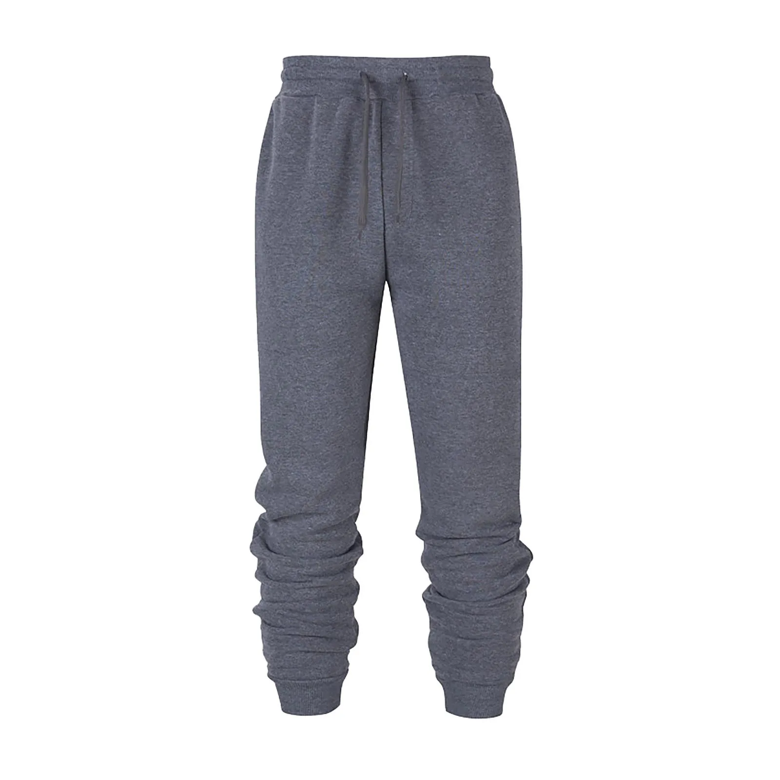 Men's Sweatpants Long Sport Pants Solid Color Basic Jogging Pants Men Bundle Feet Spring Summer Trousers Pantalones Hombre