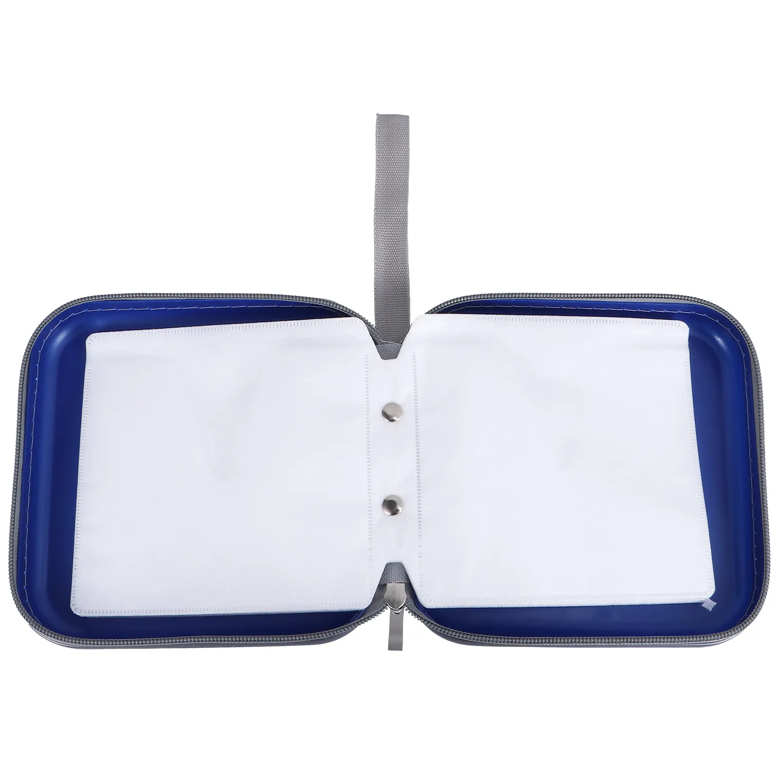 40-Slot Plastic Cd Storage Bag Sleek Portable Zipper Disc Case Protects Against Dust Damp Scratches Ideal for Car Home Travel Cd