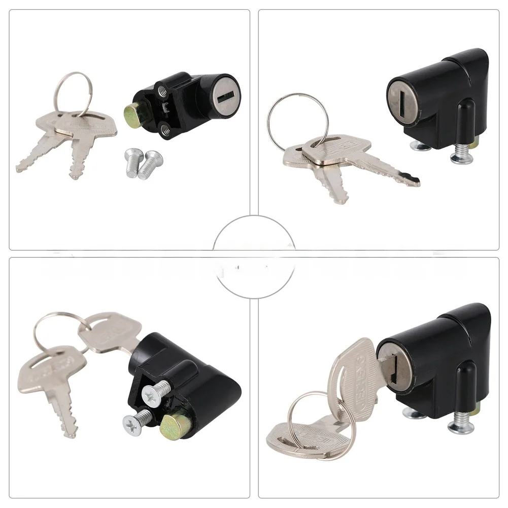 Electric Bike Accessory Dirt Bike Security Handlebar Lock Metal Construction Easy Installation Slim Profile Design