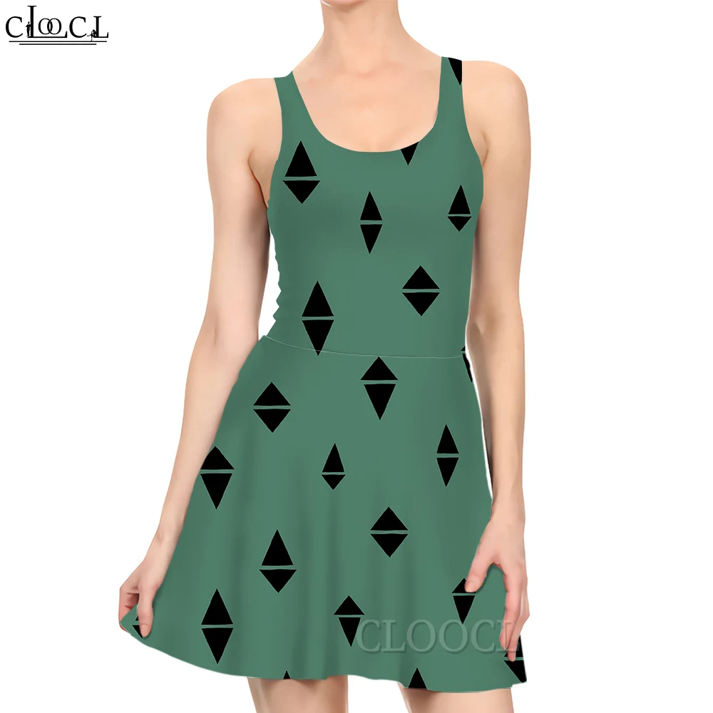 CLOOCL Women Dress Branches Pattern 3D Printed Mini Dress for Fashion Female Casual Sleeveless Dresses Tank Dress