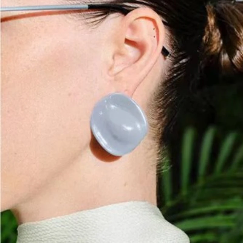 Fashion Jewelry Sweet Korean Temperament Irregular Geometric Earrings For Women Party Gifts Simply Design Ear Accessories
